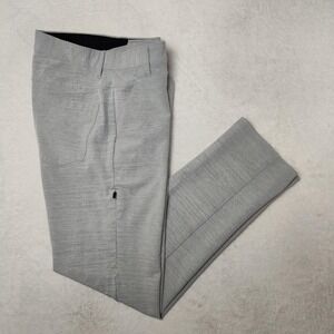 BYLT Pants Mens 32x30 Gray Kinetic Golf Slim Tech Chino Stretch Polyester Work